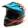 Шлем мото кроссовый HIZER J6803 №3 (XL) BLACK/BLUE Шлем мото кроссовый HIZER J6803 №3 (XL) BLACK/BLUE