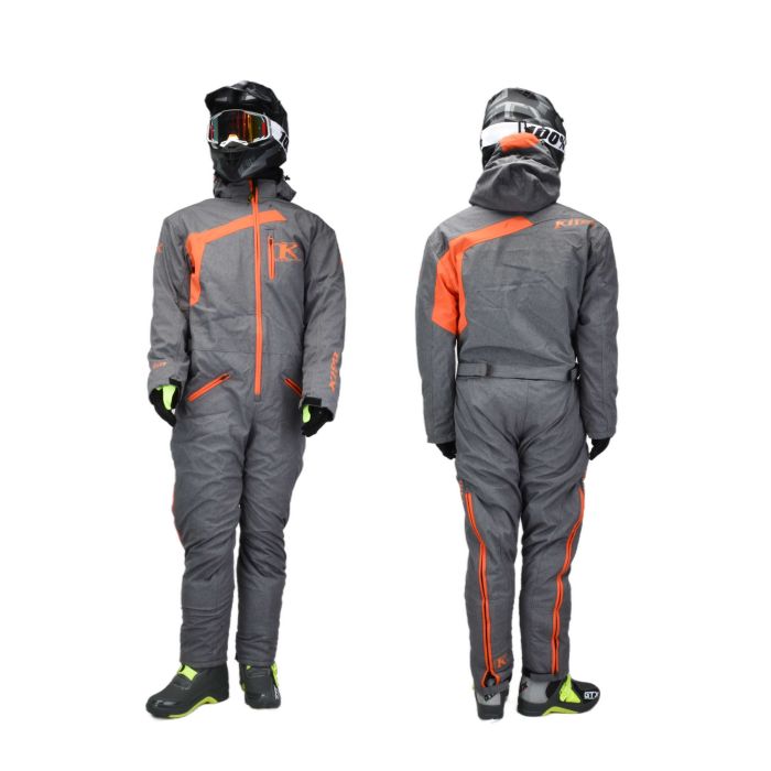 Комбинезон для снегохода KLIM RIPSA ONE-PIECE №2 gray-orange (текстиль) (XXL)