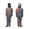 Комбинезон для снегохода KLIM RIPSA ONE-PIECE №2 gray-orange (текстиль) (L)
