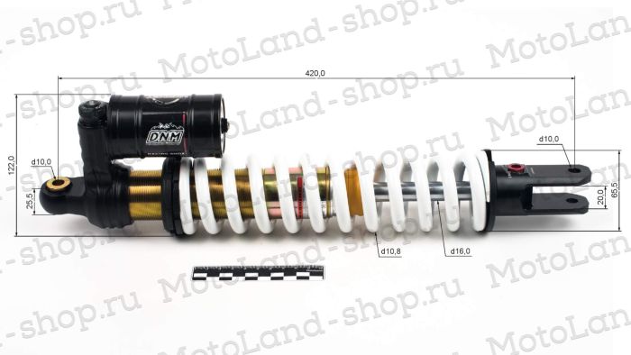 Амортизатор L=420 центральный DNM DHL