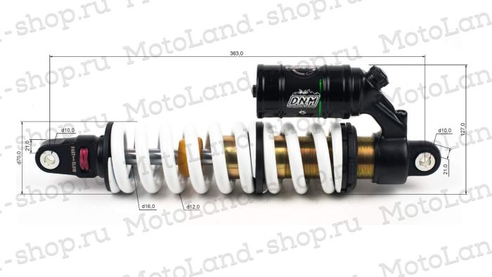 Амортизатор L=360 центральный DNM MT-22RC