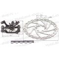 Дисковый тормоз (суппорт+диск) GW-12012-06 rear Дисковый тормоз (суппорт+диск) GW-12012-06 rear