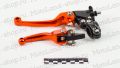 Рычаг сцепления+тормоза с кронштейном №1 CNC оранжевый Рычаг сцепления+тормоза с кронштейном №1 CNC оранжевый