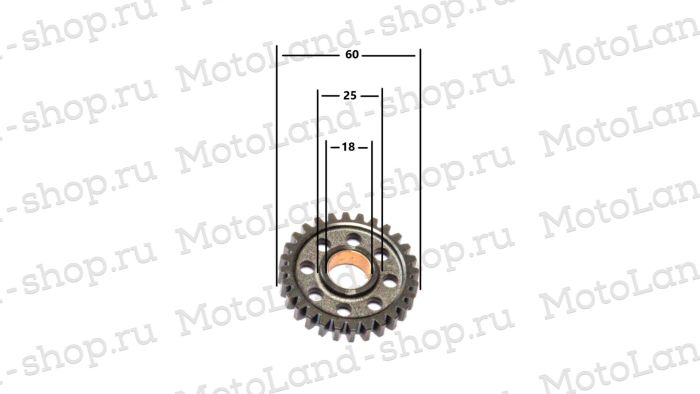 Шестерня №2 194MQ (NC450) ZS