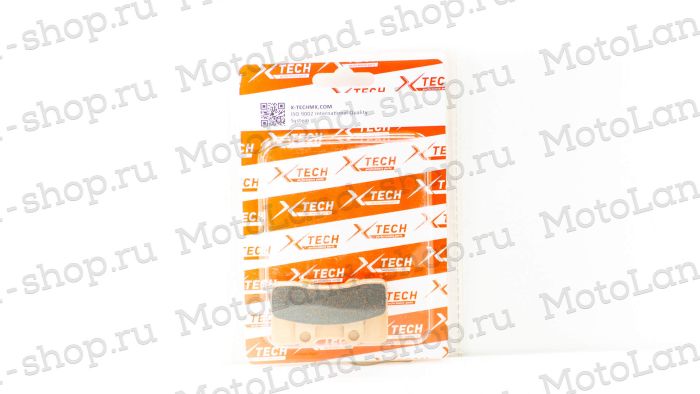Колодки тормозные дисковые №6 X-TECH (less-metallic) медь