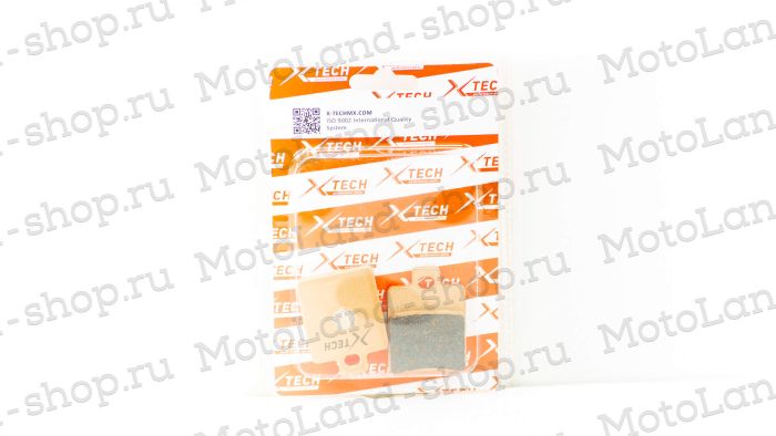 Колодки тормозные дисковые №12 X-TECH (less-metallic) медь