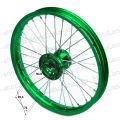 Обод передний 17" (1,60-R17 d=15mm) (4x100x76) CNC ступица, алюминий/зеленый X-TECH Обод передний 17" (1,60-R17 d=15mm) (4x100x76) CNC ступица, алюминий/зеленый X-TECH