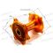 Ступица задняя CNC (R18"/19" d=17mm) оранжевая X-TECH