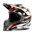 Шлем мото кроссовый HIZER B6197 №3 (M) black/red/white Шлем мото кроссовый HIZER B6197 №3 (M) black/red/white