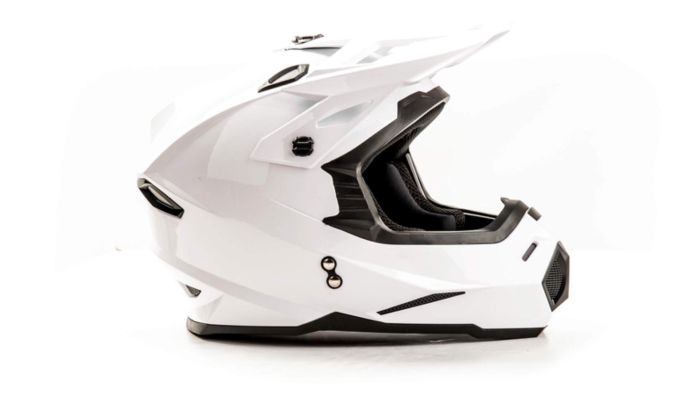 Шлем мото кроссовый HIZER J6801 №2 (XL) white