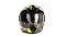 Шлем мото мотард HIZER J6802 №1 (XL) gray/lemon (2 визора)