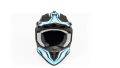 Шлем мото кроссовый GTX 633 №4 (S) BLACK/BLUE Шлем мото кроссовый GTX 633 №4 (S) BLACK/BLUE