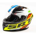 Шлем мото интеграл GTX 578 №2 (M) BLACK/ ORANGE GREEN Шлем мото интеграл GTX 578 №2 (M) BLACK/ ORANGE GREEN