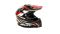 Шлем мото мотард HIZER B6197-1 №2 (XL) black/red/white