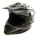 Шлем мото кроссовый HIZER J6803 №2 (XL) BLACK/GREY Шлем мото кроссовый HIZER J6803 №2 (XL) BLACK/GREY
