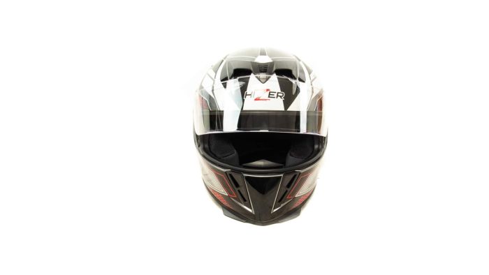 Шлем мото интеграл HIZER J5311 №3 (L) gray/white