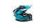 Шлем мото кроссовый GTX 632S №3 (S) BLACK / BLUE детский (49-50)