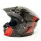 Шлем мото мотард GTX 690 №3 (XL) BLACK/GREY RED