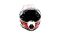 Шлем мото кроссовый HIZER J6801 №5 (L) white/red