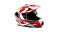 Шлем мото кроссовый HIZER J6801 №5 (L) white/red
