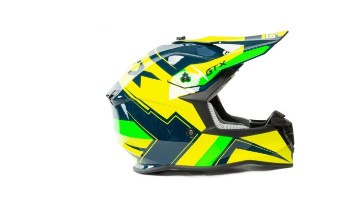 Шлем мото кроссовый GTX 633 №12 (XXL) GREEN