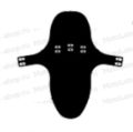 Щиток грязезащитный HL-812 (передний) 310x305mm Щиток грязезащитный HL-812 (передний) 310x305mm