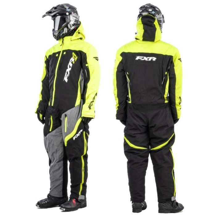 Комбинезон для снегохода FXR Maverick Lite №1 lemon-green (текстиль) (M)