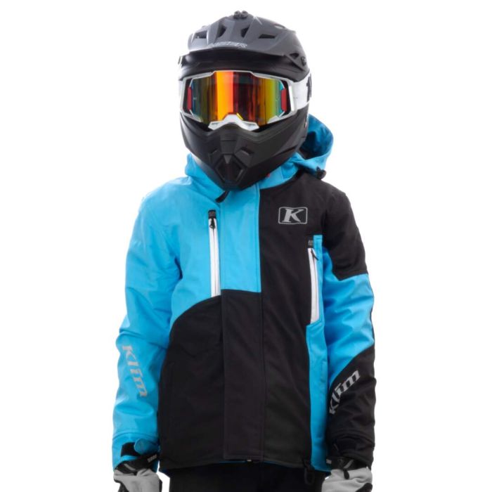 Куртка для снегохода (детская) KLIM KOMPOUND №3 black-blue (текстиль) (12Y)