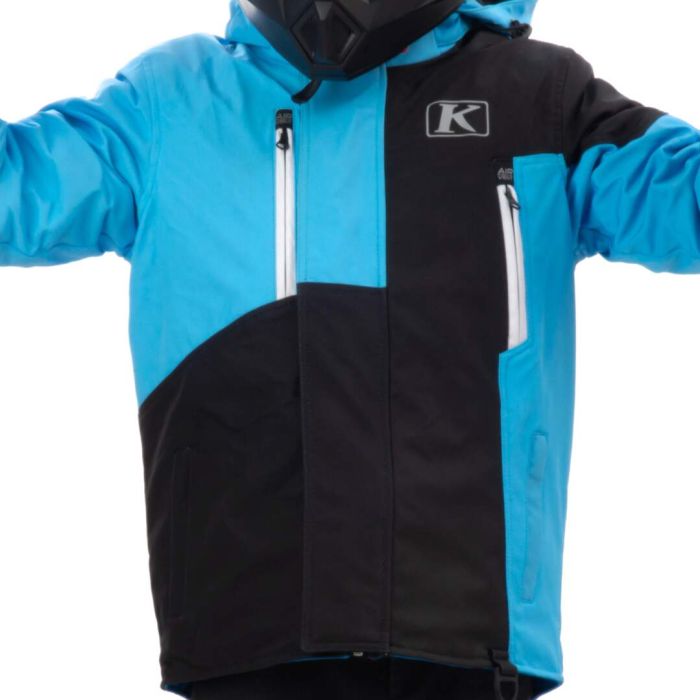 Куртка для снегохода (детская) KLIM KOMPOUND №3 black-blue (текстиль) (16Y)