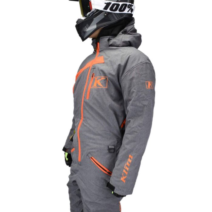 Комбинезон для снегохода KLIM RIPSA ONE-PIECE №2 gray-orange (текстиль) (L)