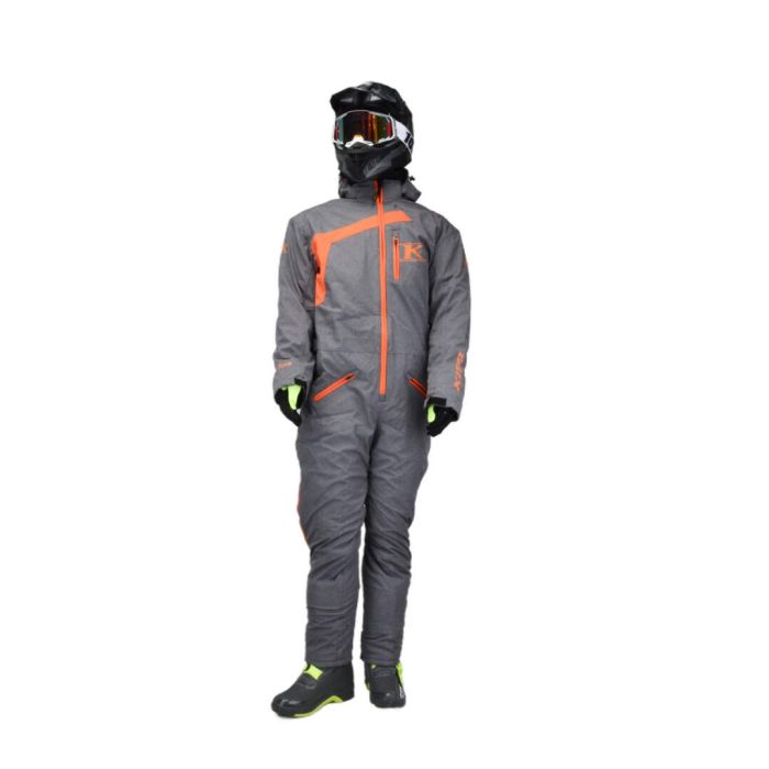 Комбинезон для снегохода KLIM RIPSA ONE-PIECE №2 gray-orange (текстиль) (XXL)