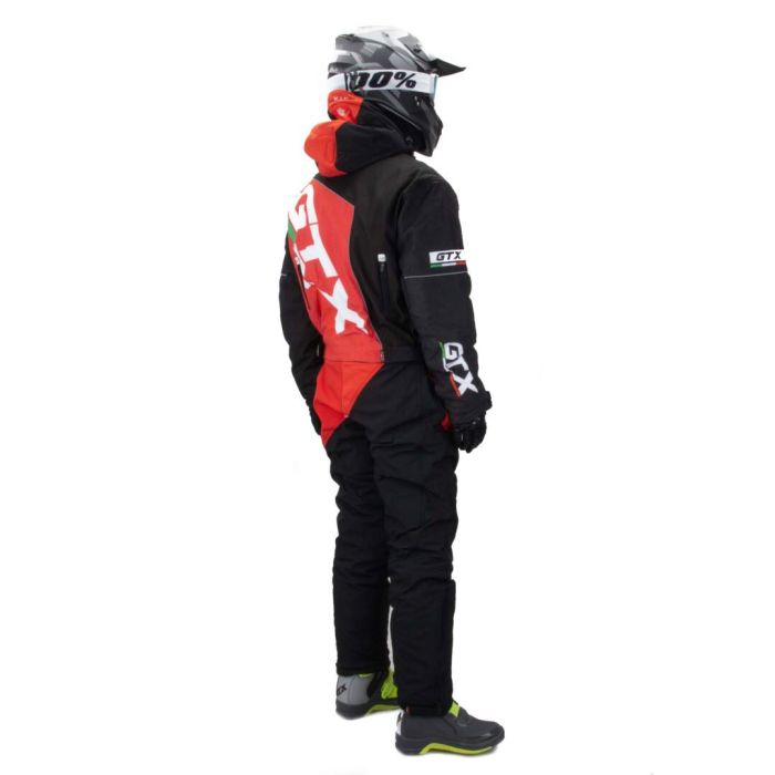 Комбинезон для снегохода GTX №2 black-red (текстиль) (XXL)