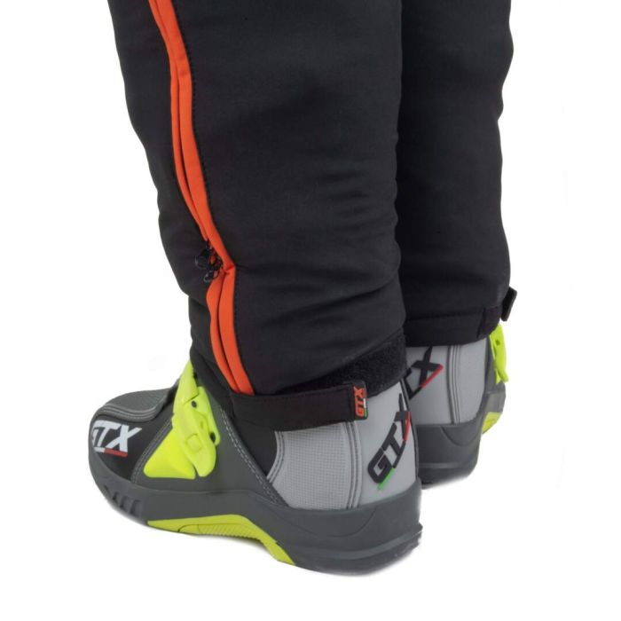 Комбинезон для снегохода GTX №3 black-orange (текстиль) (XL)