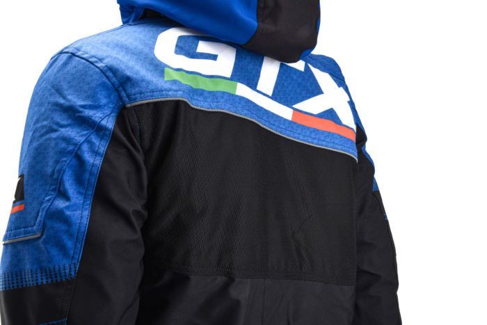 Куртка для снегохода GTX №1 black-blue (текстиль) (XXL)