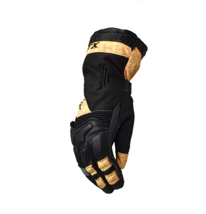 Перчатки для снегохода GTX №2 black-yellow (M)