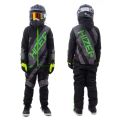 Комбинезон для снегохода (детский) HIZER №5 black-green (текстиль) (10Y) Комбинезон для снегохода (детский) HIZER №5 black-green (текстиль) (10Y)
