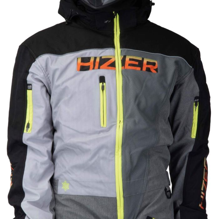 Комбинезон для снегохода HIZER №3 black-gray (текстиль) (XL)