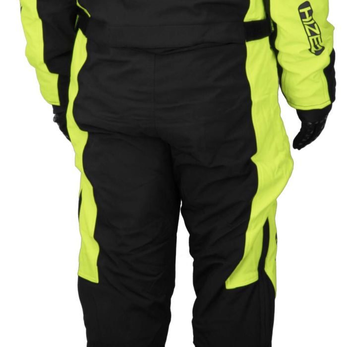Комбинезон для снегохода HIZER №1 black-yellow (текстиль) (L)