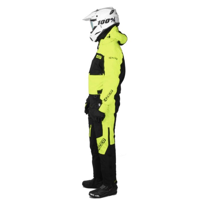 Комбинезон для снегохода HIZER №1 black-yellow (текстиль) (XL)