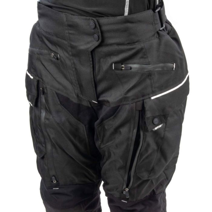 Штаны мотоциклетные (текстиль) женские GTX EJ-3001 BLACK (L)