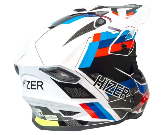 Шлем мото кроссовый HIZER J6801 №8 (XL) ADVENTURE
