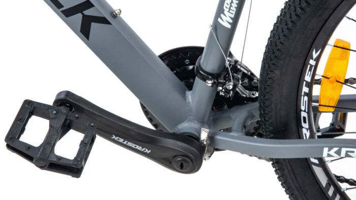 Велосипед 27.5" KROSTEK LEVEL 2701 (рама 17.5'') серебро