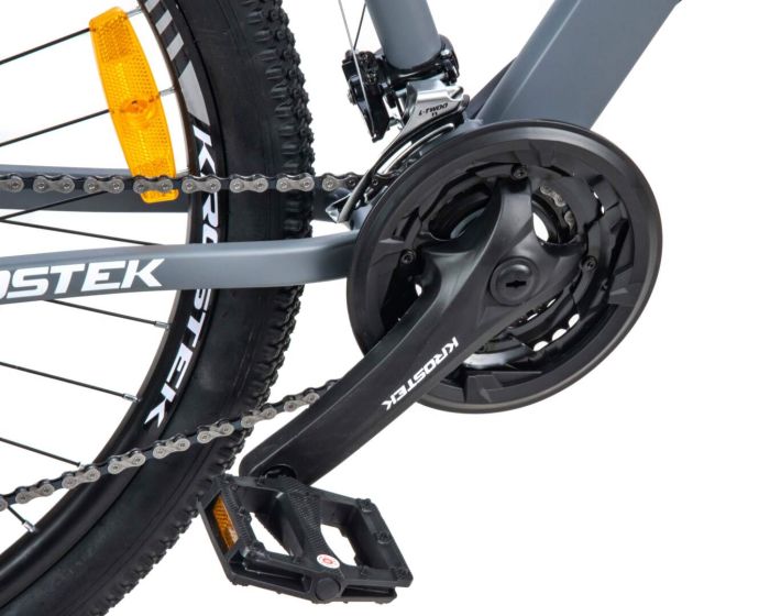 Велосипед 27.5" KROSTEK LEVEL 2701 (рама 17.5'') серебро